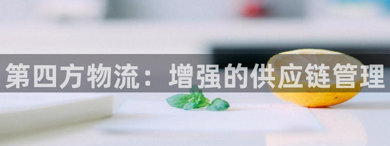 28圈注册教程：第四方物流：增强的供