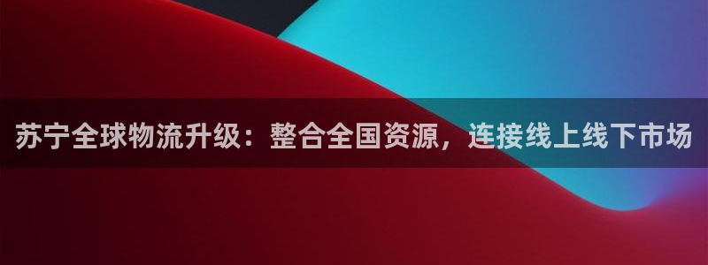 28圈cn：苏宁全球物流升级：整合全
