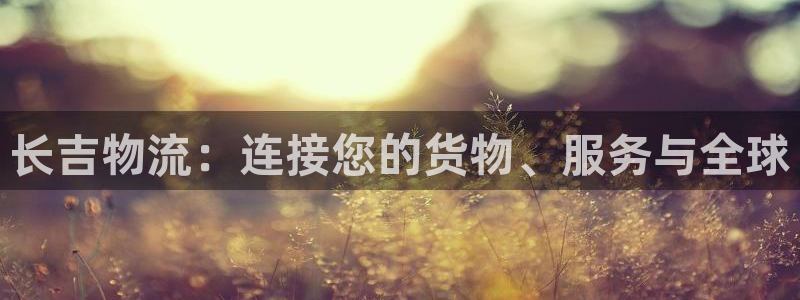 28圈注册网址：长吉物流：连接您的货物、服务与全球