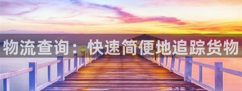 28圈开奖预测:物流查询:快速简便地