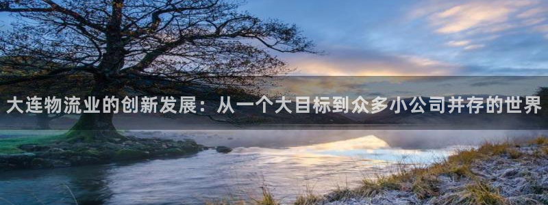 28圈注册账号：大连物流业的创新发展